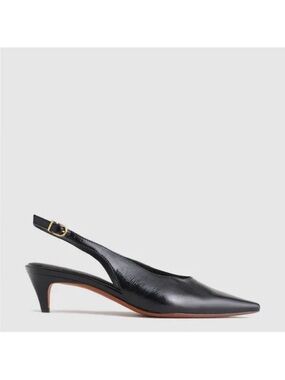 Madewell Emelie Pointed Slingback Kitten Heel Pumps 9